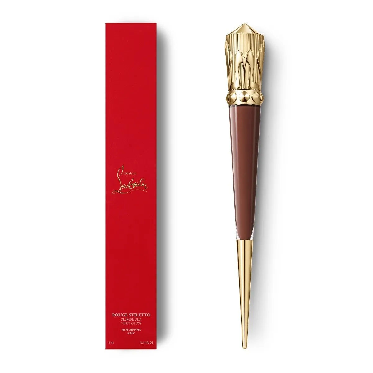 Christian Louboutin Rouge Stiletto Vinyl Gloss – Lip Gloss – Hot Sienna 432V - Beauty - alternate view 7